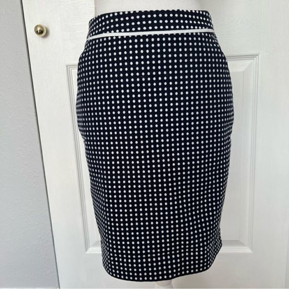 TheĀ Limited Navy Blue and Whiteā PolkaāDot Skirt Sizeā0